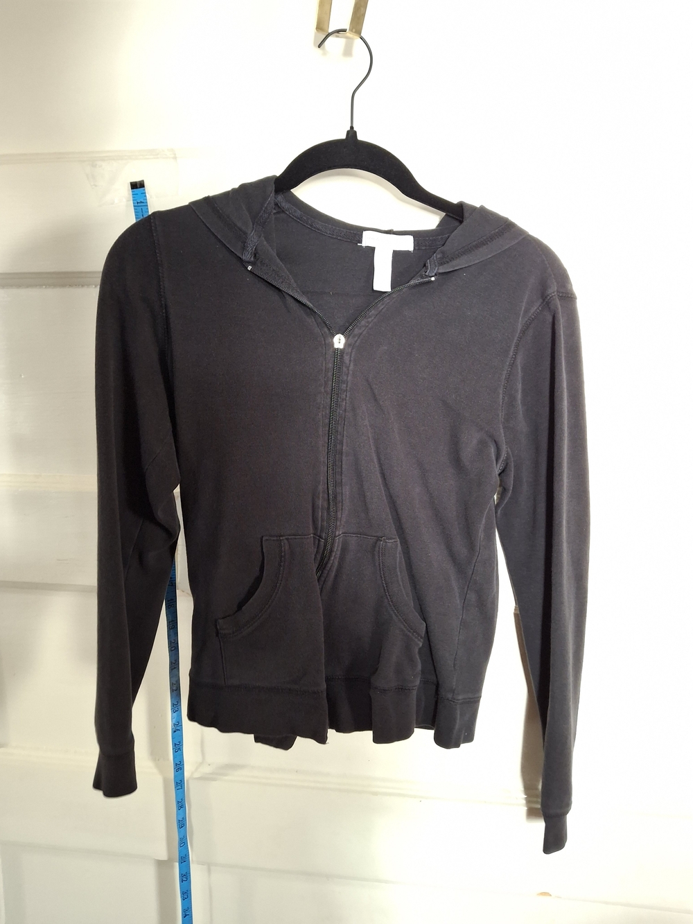 Ambiance Apparel Black Full-Zip Hoodie Size M (CFD 018)